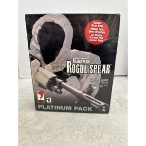 Rainbow Six: Rogue Spear Platinum Pack (PC CD-ROM, 2001) FULLY CIB New Sealed
